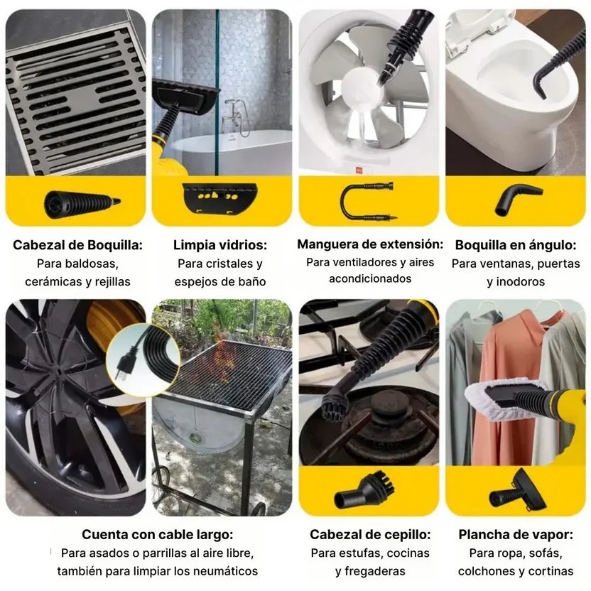 🔥[PROMO] Máquina de Limpieza a Vapor – Elimina Grasa Difícil Sin Químicos