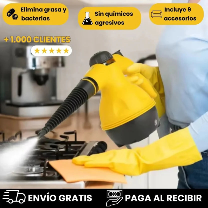 🔥[PROMO] Máquina de Limpieza a Vapor – Elimina Grasa Difícil Sin Químicos