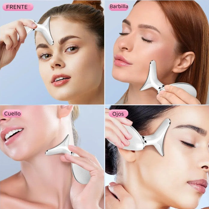 ✨ Adiós papada y flacidez sin cirugías - Dispositivo reafirmante facial