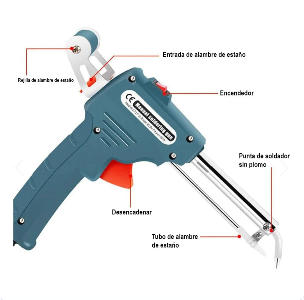 🔥 LIQUIDACIÓN: Pistola de Soldadura Profesional