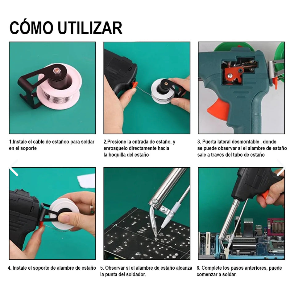 🔥 LIQUIDACIÓN: Pistola de Soldadura Profesional