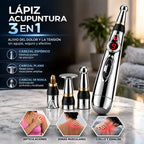 🚨 Alivio Instantáneo Sin Agujas - Lapiz Acupuntura - 3 en 1 ⚡️