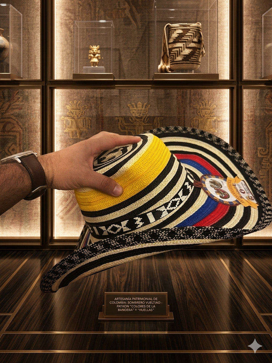 Poncho Orgullo Tricolor + BRINDE "UN SOMBRERO" - Edición VIP 2026