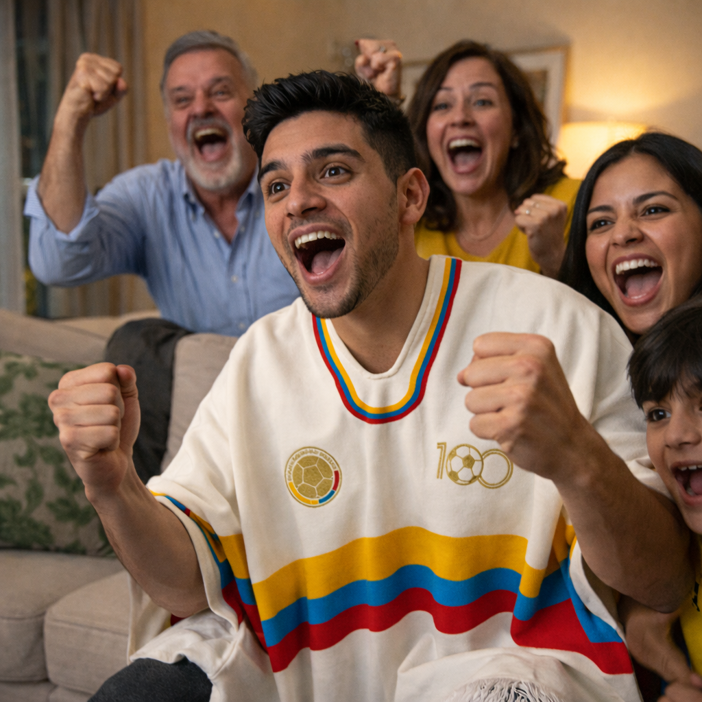 Poncho Orgullo Tricolor + BRINDE "UN SOMBRERO" - Edición VIP 2026