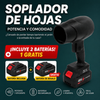 Soplador Profesional Turbina Inalámbrico 48v + 1 Batería Gratis + Maletin